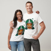Kürbis Fußball Halloween T-Shirt (Unisex)