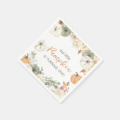 Kürbis-Geburtstags-Party-Serviette Serviette (Ecke)