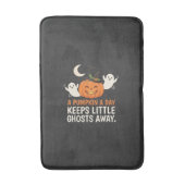Kürbis-Geist-Halloween-Zitat-Design_1 Badematte (Vorderseite Vertikal)