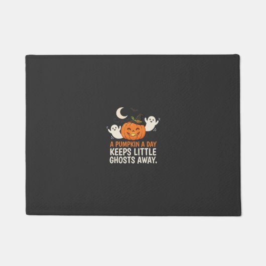 Kürbis-Geist-Halloween-Zitat-Design_1 Fußmatte (Vorderseite)
