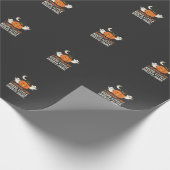 Kürbis-Geist-Halloween-Zitat-Design_1 Geschenkpapier (Ecke)