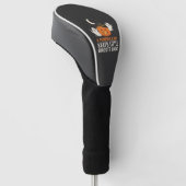 Kürbis-Geist-Halloween-Zitat-Design_1 Golf Headcover (angewinkelt)