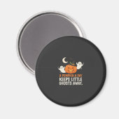 Kürbis-Geist-Halloween-Zitat-Design_1 Magnet (Vorderseite/Rückseite)