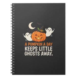 Kürbis-Geist-Halloween-Zitat-Design_1 Notizblock