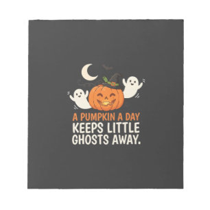 Kürbis-Geist-Halloween-Zitat-Design_1 Notizblock