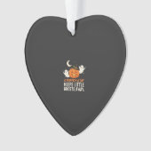 Kürbis-Geist-Halloween-Zitat-Design_1 Ornament (Vorderseite)