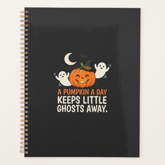 Kürbis-Geist-Halloween-Zitat-Design_1 Planer (Vorderseite)