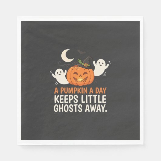 Kürbis-Geist-Halloween-Zitat-Design_1 Serviette (Vorderseite)