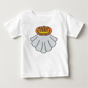 Kürbis-Geist (weiß) - Baby-T-Shirt Baby T-shirt