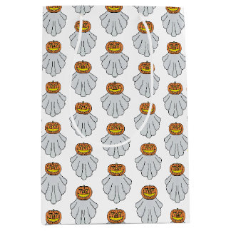 Kürbis-Geist (weiß) - Geschenktüte