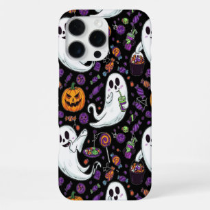 Kürbis-Geister-Muster Süßes Halloween iPhone 16 Pro Max Hülle