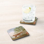 Kürbis Georges Stubbs | mit einem Stabil-Jungen Untersetzer (Rechte Seite)