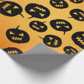 Kürbis Geschenkpapier (Ecke)
