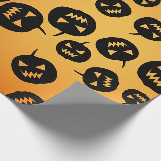 Kürbis Geschenkpapier (Ecke)