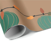 Kürbis Geschenkpapier (Rolleneckpunkt)