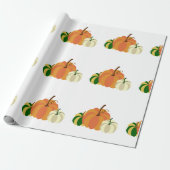 Kürbis-Geschenkpapier Geschenkpapier (Ungerollt)