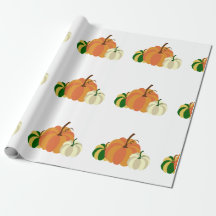 Kürbis-Geschenkpapier