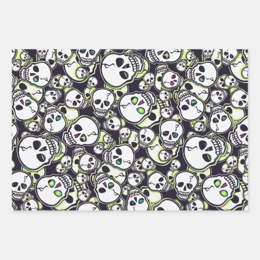 Kürbis Geschenkpapier Set (Vorderseite)