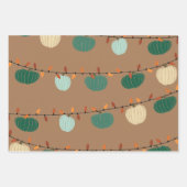 Kürbis Geschenkpapier Set (Vorderseite)