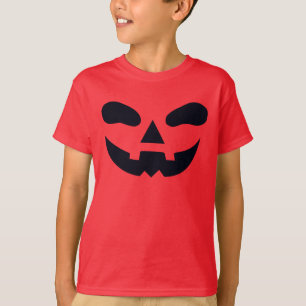 Kürbis-Gesicht Halloween-Kürbis T-Shirt