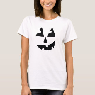 Kürbis-Gesichts-DamenBabydoll (angepasst) T-Shirt