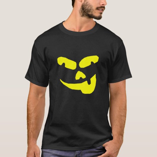 Kürbis-Gesichts-T - Shirt (Vorderseite)