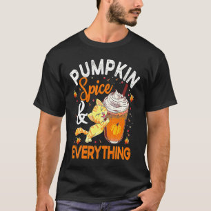Kürbis-Gewürz Alles Katze  Süße Herbst Katze T-Shirt