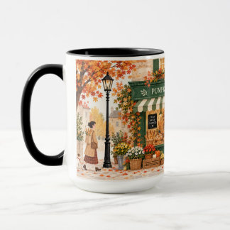 Kürbis-Gewürz-Backhaus-Herbst-Bäckerei-Kaffee Tasse