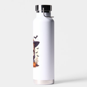 Kürbis-Gewürz-Hexe � Süßes Halloween-Coffee-Shirt Trinkflasche