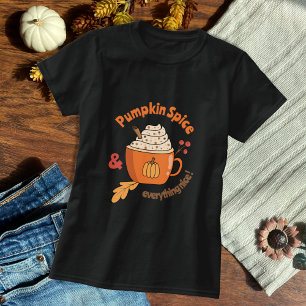 Kürbis-Gewürz-Latte-Doodle-T-Shirt T-Shirt