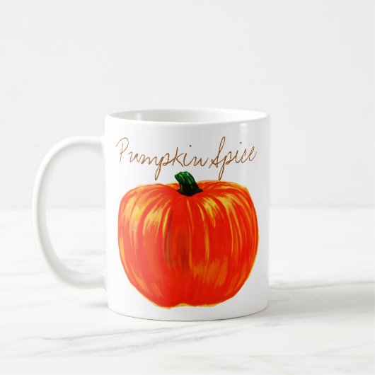 Kürbis-Gewürz-Tasse Kaffeetasse (Links)