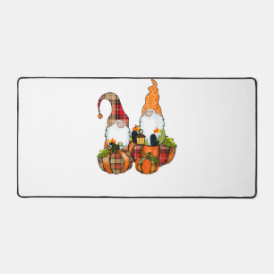 Kürbis-Gnome Herbst Kürbis Cute Halloween Schreibtischunterlage