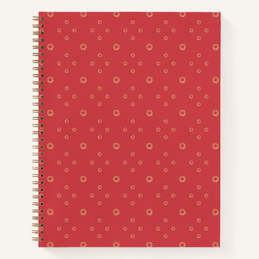 Kürbis | Golden Zinnia Sun Notizblock (Vorderseite)