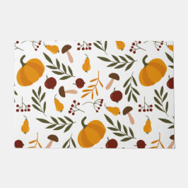 Kürbis, Granatäpfel, Birnen Fußmatte