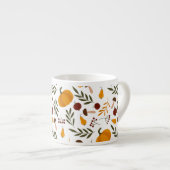 Kürbis, Granatäpfel und Birnen Espressotasse (Vorderseite Rechts)