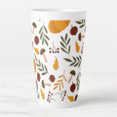 Kürbis, Granatäpfel und Birnen Milchtasse (Vorderseite)