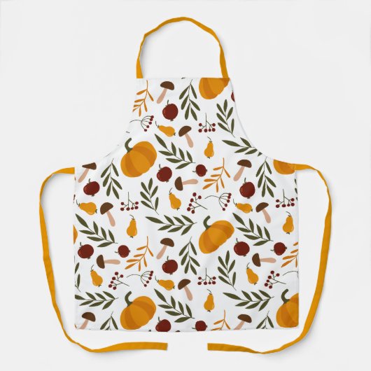 Kürbis, Granatäpfel und Birnen Schürze (Vorderseite)