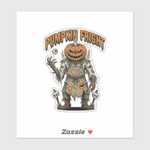 Kürbis-Grusele-Shirt Vintage Augapfel Halloween-Ku Aufkleber