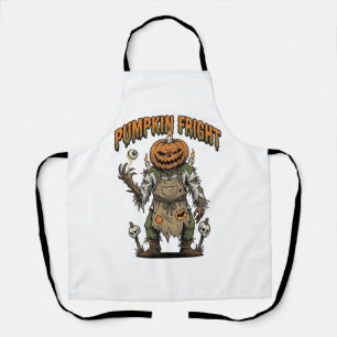Kürbis-Grusele-Shirt Vintage Augapfel Halloween-Ku Schürze