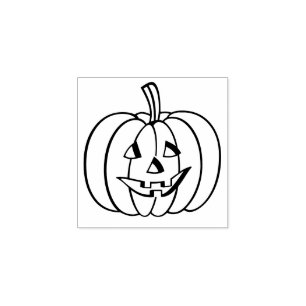 Kürbis-Halloween-Dekor Gummistempel