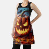 Kürbis/Halloween/Fledermauslöffel Schürze (InSitu)