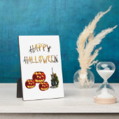 Kürbis Halloween Fotoplatte (Seite)