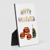 Kürbis Halloween Fotoplatte (Seite)