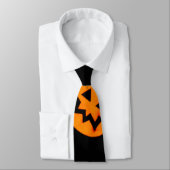 Kürbis Halloween Krawatte (Gebunden)