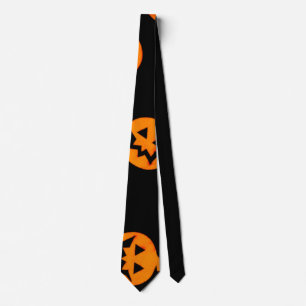 Kürbis Halloween Krawatte