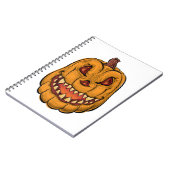 Kürbis Halloween Notizblock (Linke Seite)