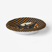 Kürbis/Halloween/Schädel/Spooky Pappteller (Gewinkelt)