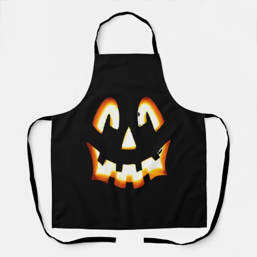 Kürbis Halloween Schürze (Vorderseite)
