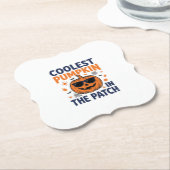 Kürbis Halloween-Shirt_1 Untersetzer (angewinkelt)
