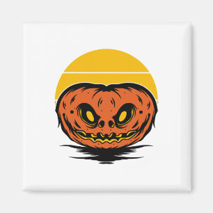 Kürbis Halloween-Shirts für Männer Frauen Jack O L Magnet